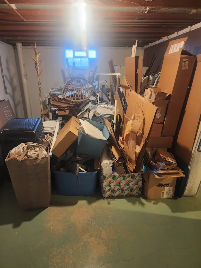 Roll-off dumpster container at job site for Construction Dumpster Rental in Seminole